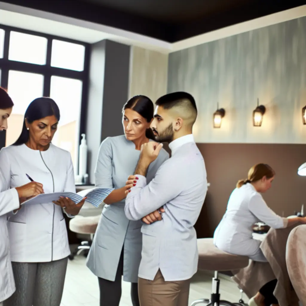 A Skinstylehall csapata együtt dolgozik egy vendég prémium élményéért