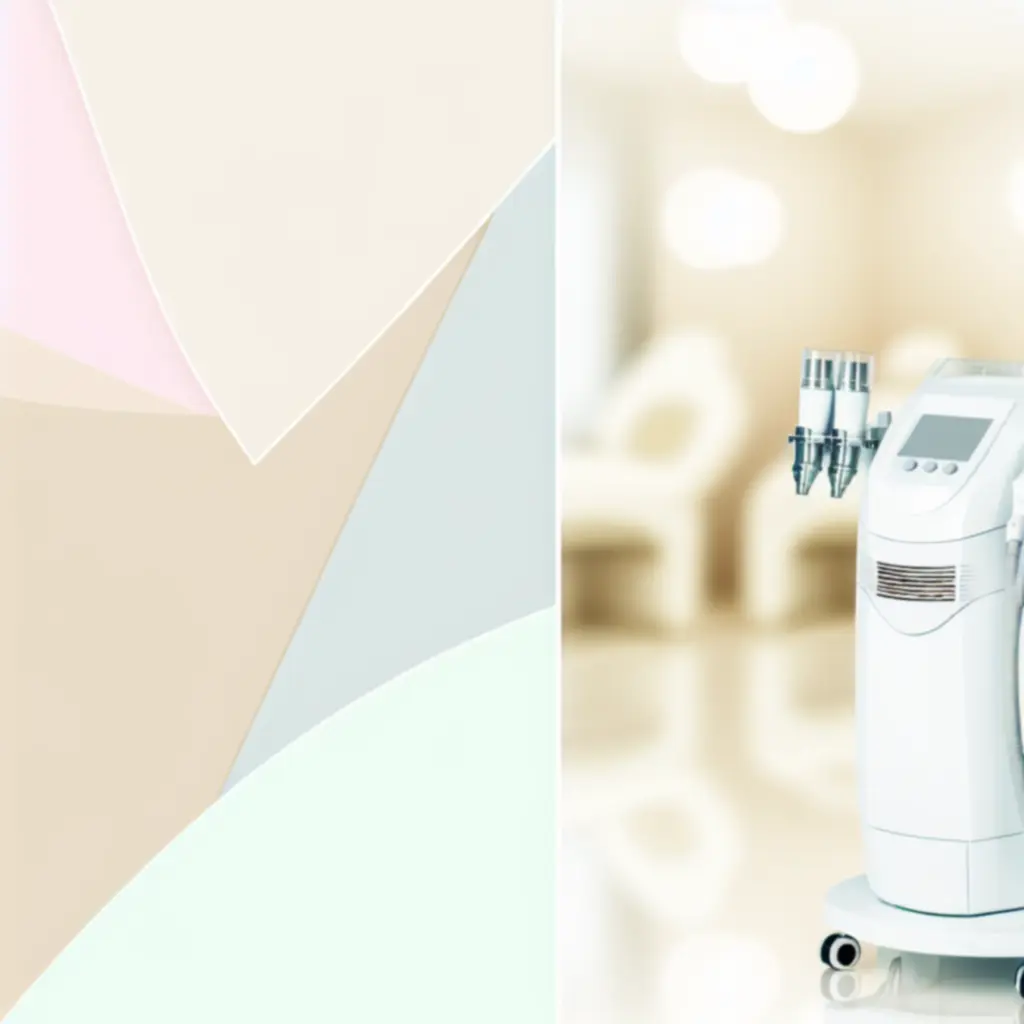 Modern, professzionális kozmetikai gép a Skinstylehall kezelőhelyiségében.